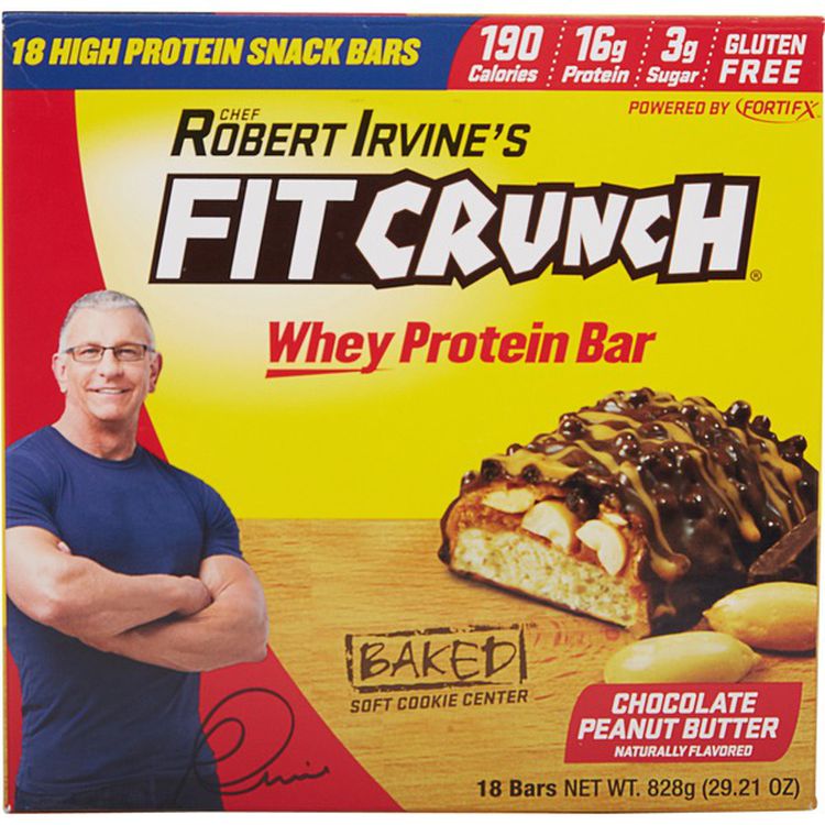 Fit Crunch Bars Choc Peanut Butter 18/1.62oz (GF)